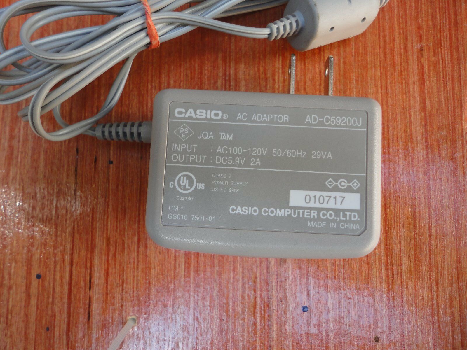 New 5.9V 2A Casio AD-C59200J Switching Power Supply AC/DC Adapter